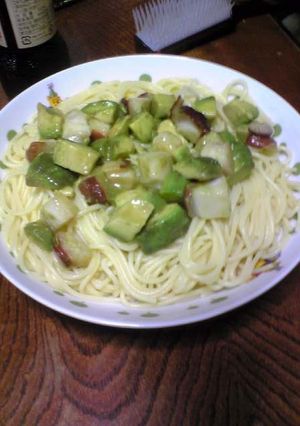 蛸」とアボカドのパスタ-レシピのメイン写真