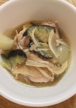 鶏もも肉とナスのウマ煮-レシピのメイン写真