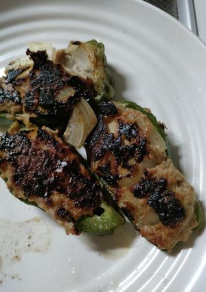 ジュワッと♪ピーマンの肉詰め-レシピのメイン写真