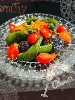 ワンパンde茄子&ピーマンの南蛮漬け♪-レシピのメイン写真