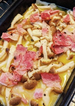 しめじとベーコンのレモンバターグリル-レシピのメイン写真