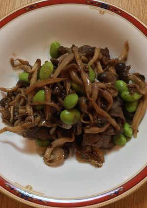 牛肉としめじの八宝醤炒め-レシピのメイン写真