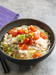 豚しゃぶトマトそうめん-レシピのメイン写真