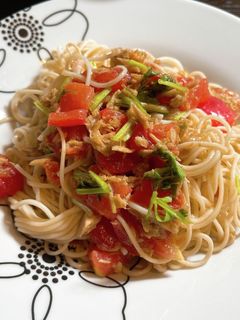 トマトとツナのそうめん-レシピのメイン写真