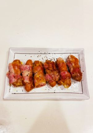 肉汁&チーズたっぷりウインナーの肉巻き-レシピのメイン写真