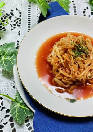 パスタみたいな切干大根トマトジュースで-レシピのメイン写真