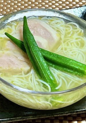 柚子胡椒香る塩レモンそうめん-レシピのメイン写真