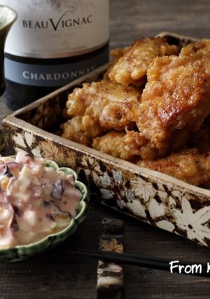 鶏肉のフリッター♡しば漬けタルタル添え-レシピのメイン写真