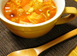 雑穀米で♡トマト味のデトックススープ-レシピのメイン写真