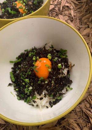 たまごかけご飯　韓国海苔×卵黄-レシピのメイン写真