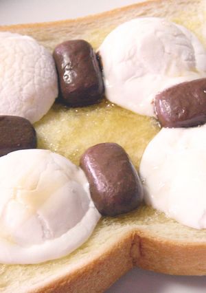 ♡チョコとマシュマロの甘〜いトースト♡-レシピのメイン写真