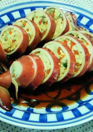 イカの豆腐詰め♡甘辛味-レシピのメイン写真