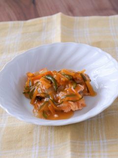 蒸し鮭の野菜あん★離乳完了期★-レシピのメイン写真