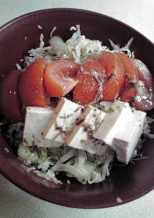トマトと豆腐のギリシア風？サラダ-レシピのメイン写真