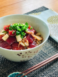 大人気★まぐろの関西風漬け丼-レシピのメイン写真