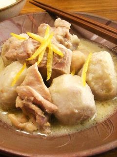鶏と里芋の柚子こしょう煮 白味噌仕立て-レシピのメイン写真