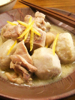 鶏と里芋の柚子こしょう煮 白味噌仕立て-レシピのメイン写真
