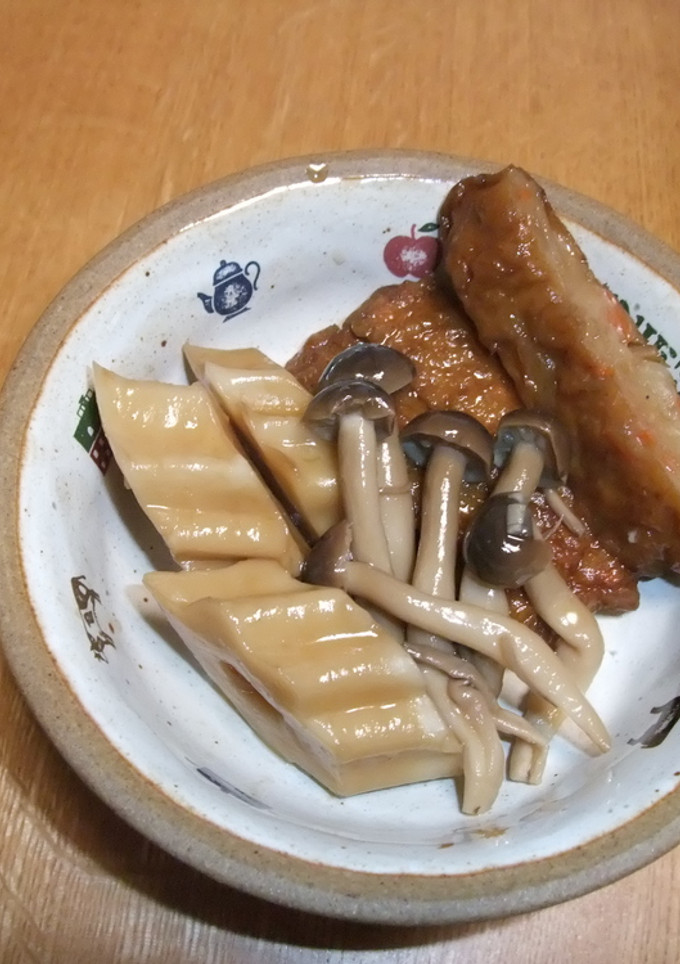 さつま揚げとちくわぶときのこの煮物-レシピのメイン写真