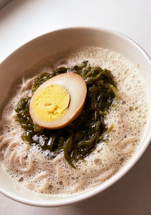 ふわふわ卵かけ素麺アレンジ-レシピのメイン写真
