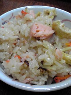 鮭の炊き込みご飯-レシピのメイン写真