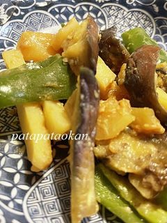 ジャガイモとナスの味噌炒め-レシピのメイン写真