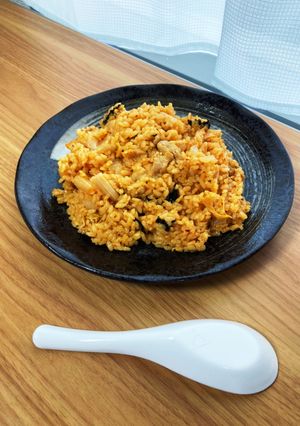 生米から30分!キムチポックンパ(炒飯)-レシピのメイン写真