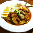 牛筋カレー 谷中生姜、発酵玉葱、酒粕