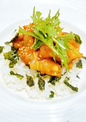 カレイの韓国風タルタル丼-レシピのメイン写真