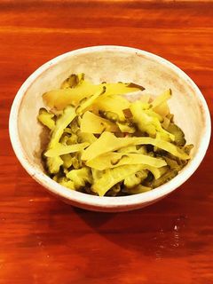 ゴーヤと青パパイヤつけものの炒め物-レシピのメイン写真