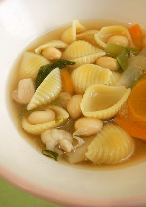 野菜たっぷりスープ☆給食メニュー-レシピのメイン写真