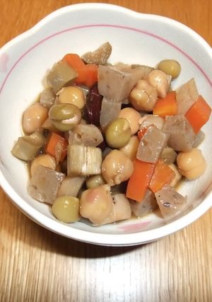 低カロリー!だけど栄養満点 五目豆-レシピのメイン写真