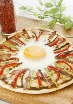 夏野菜のカレーピザ-レシピのメイン写真