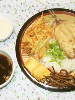【つめたい麺】アジ天おろしざるうどん-レシピのメイン写真