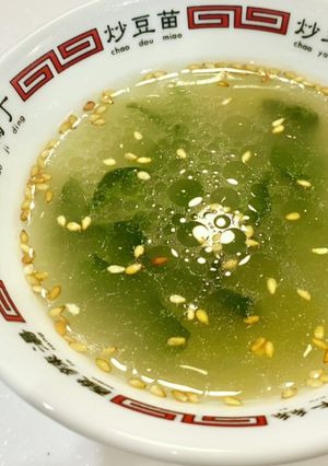 【鍋不使用!秒で飲みたい】わかめスープ-レシピのメイン写真