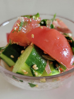 トマトときゅうりの夏野菜サラダ-レシピのメイン写真