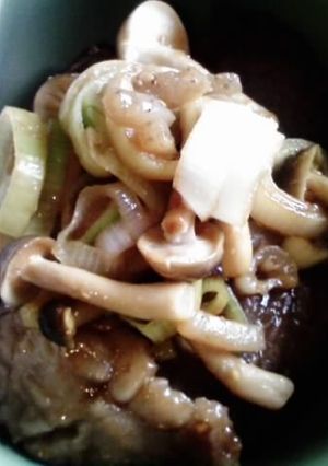 え？焼肉残り肉で☆簡単おいしい味噌牛丼-レシピのメイン写真