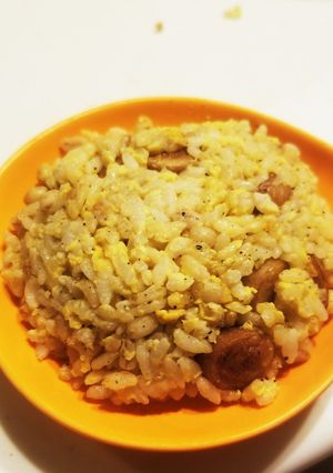 簡単なのに美味しい♪ウインナーチャーハン-レシピのメイン写真