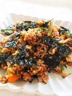 ツナとあさりと野菜の味噌炊き込みご飯!-レシピのメイン写真