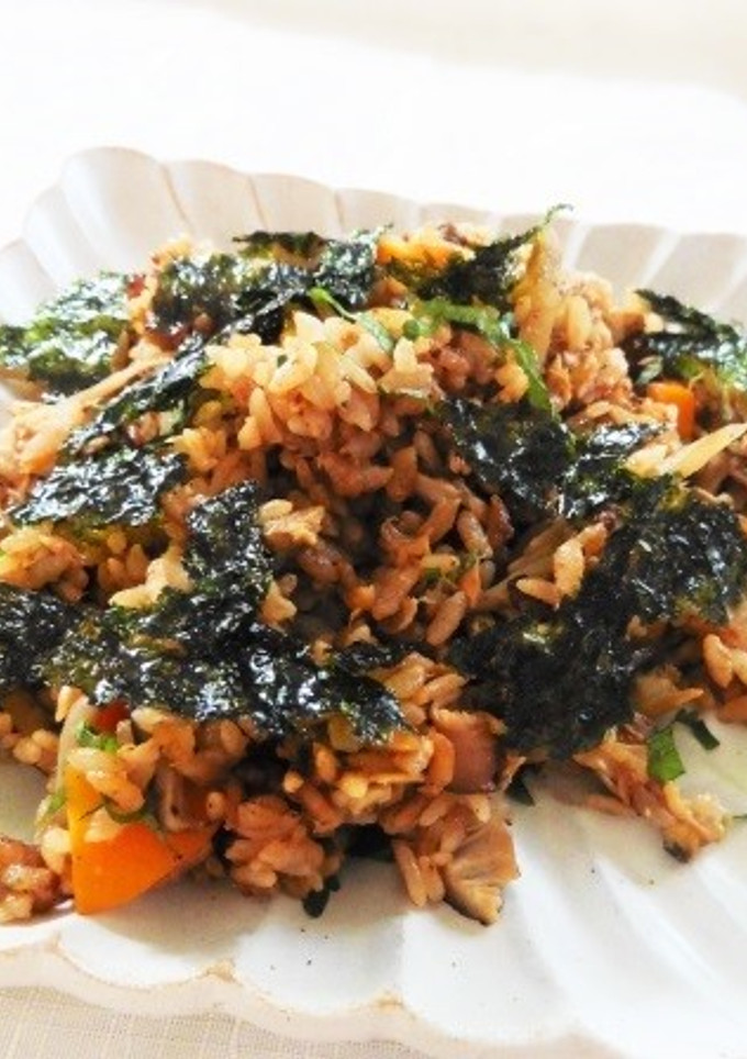 ツナとあさりと野菜の味噌炊き込みご飯！-レシピのメイン写真