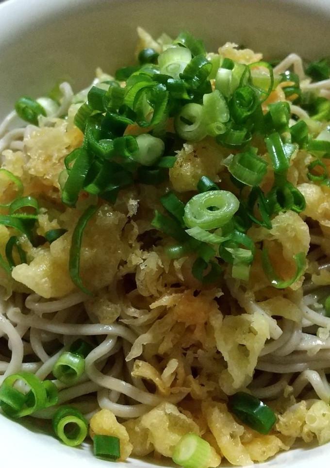 簡単！冷やしたぬき蕎麦-レシピのメイン写真