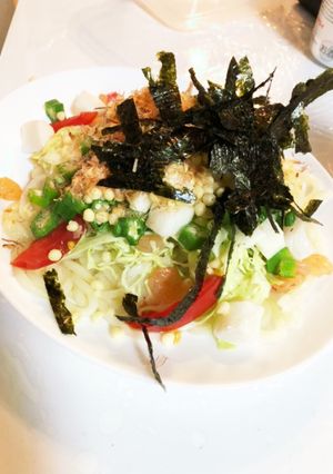 夏バテ防止　サラダうどん-レシピのメイン写真