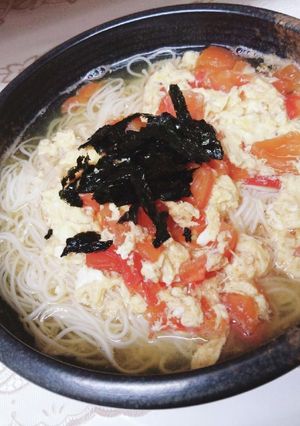 簡単◎たっぷりトマトにゅうめん-レシピのメイン写真