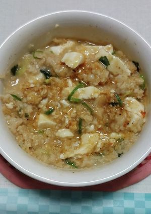 オートミールで旨辛坦々丼-レシピのメイン写真