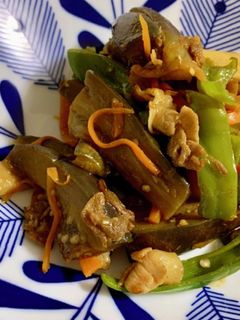 ナスと彩り野菜の甘辛炒め-レシピのメイン写真