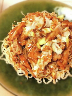 暑い夏は即席麺でピリ辛唐揚げ冷やし麺!-レシピのメイン写真