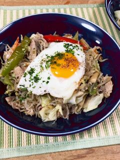 糸こんにゃくで塩焼きそば-レシピのメイン写真