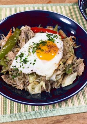 糸こんにゃくで塩焼きそば-レシピのメイン写真