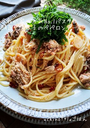 鯖缶と明太子のペペロンチーノ-レシピのメイン写真
