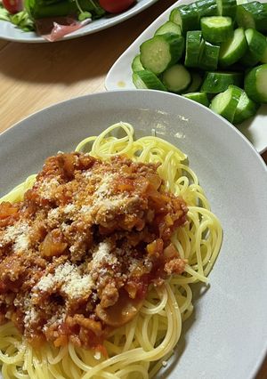 ミートスパゲッティ-レシピのメイン写真