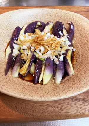 レンジで簡単!なすの香味野菜和え-レシピのメイン写真